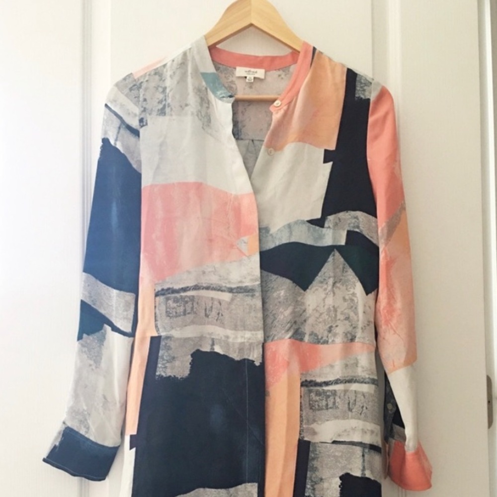 Aritzia Wilfred free button down shirt dress